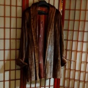 Mink fur coat